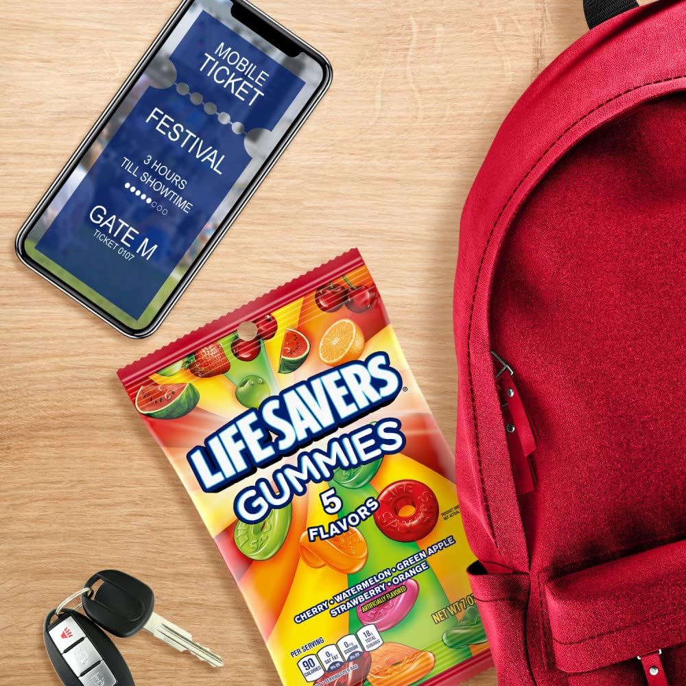 Life Savers Gomitas 5 sabores, 198g