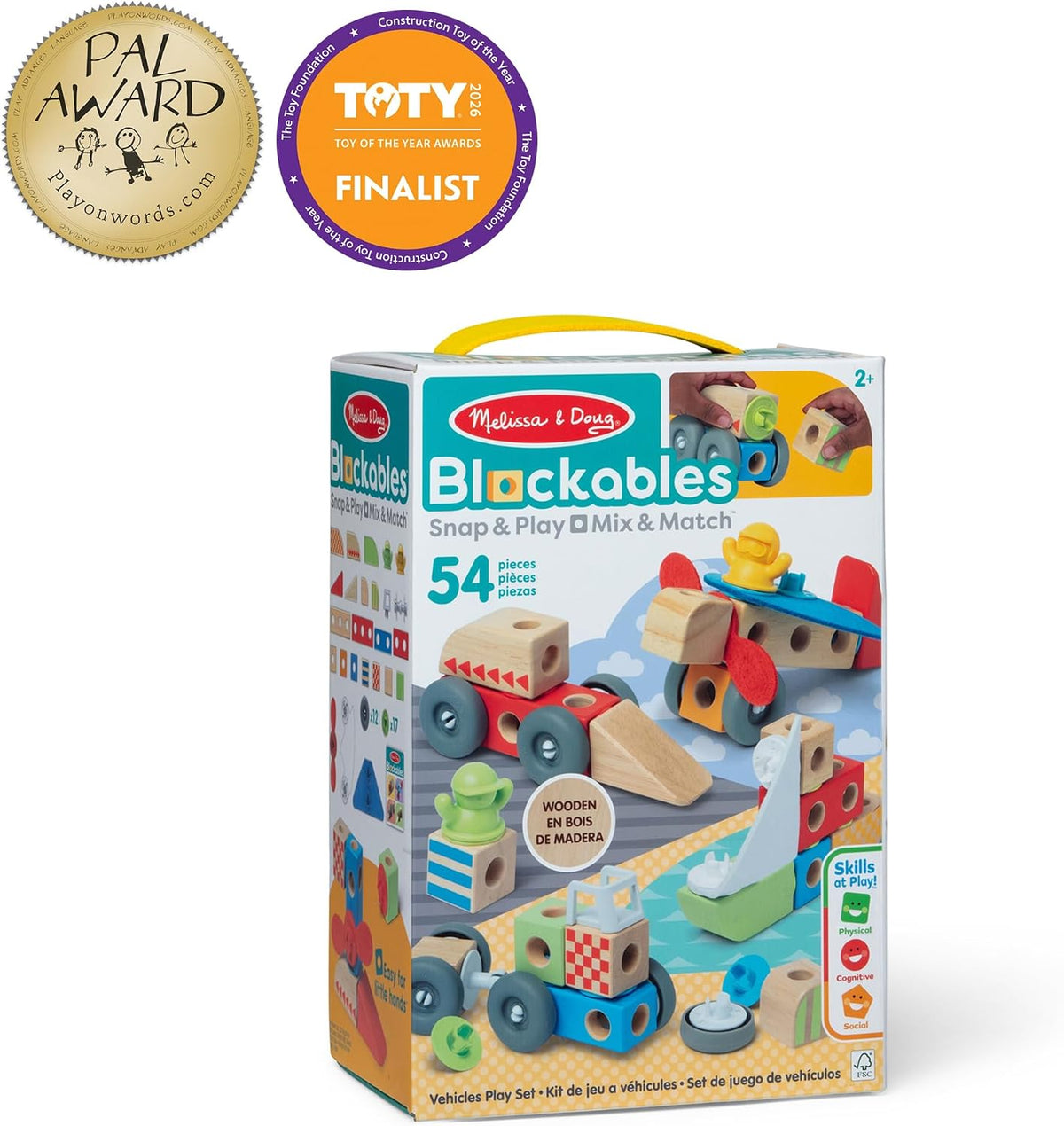 Melissa & Doug BLOCKABLES VEHÍCULOS
