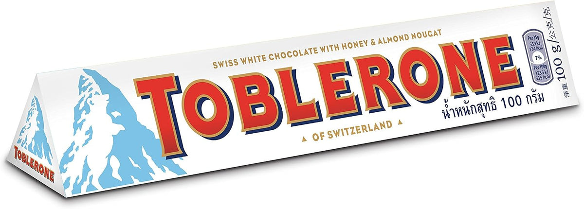 Toblerone Chocolate White 100g