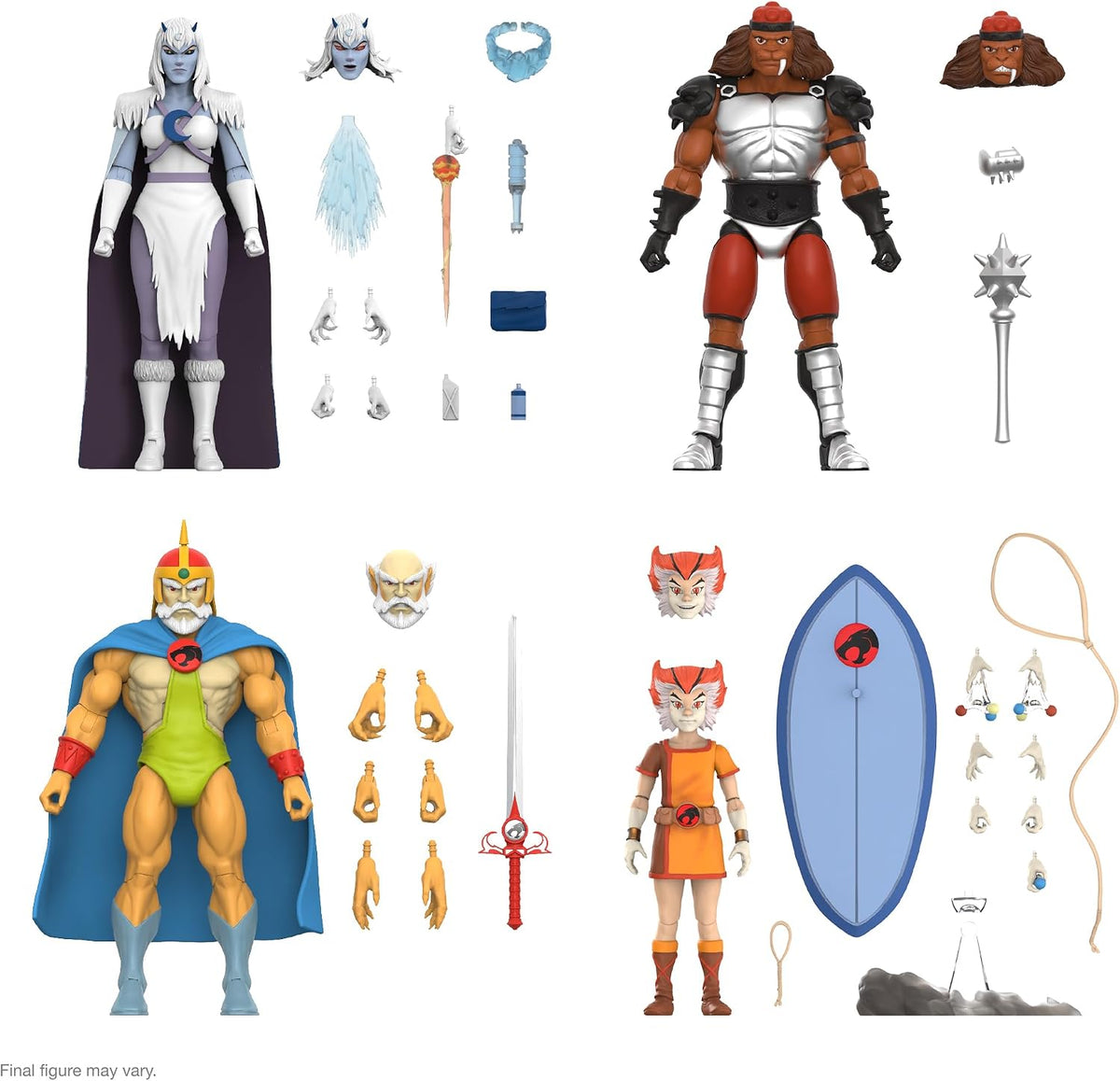 Super7 ULTIMATES! Thundercats WilyKat - Figura de acción Thundercats de 7 Pulgadas con Accesorios clásicos de Dibujos Animados coleccionables y Juguetes Retro