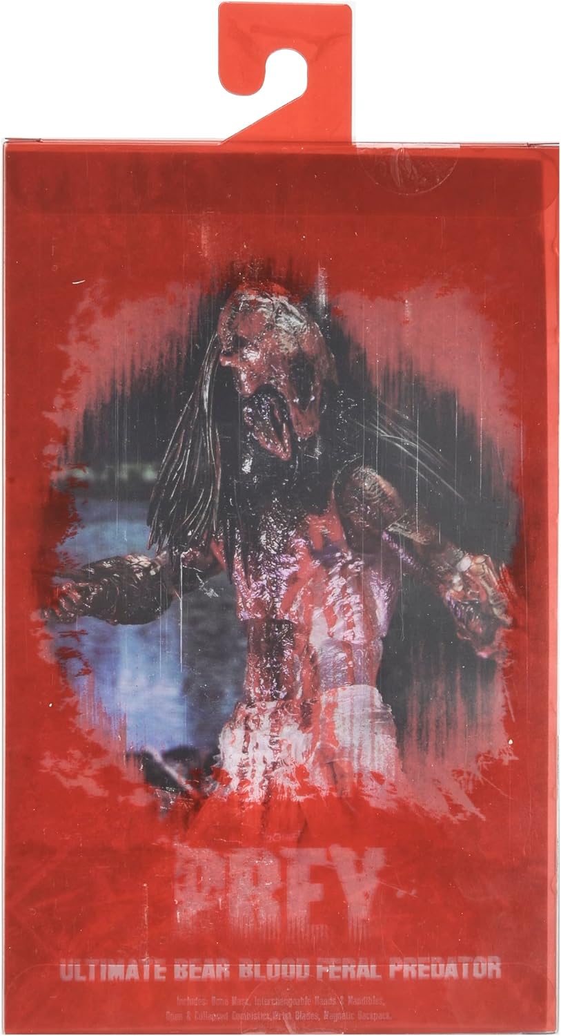 NECA Feral Depredador Figura de acción con Sangre de Presa 18 cm