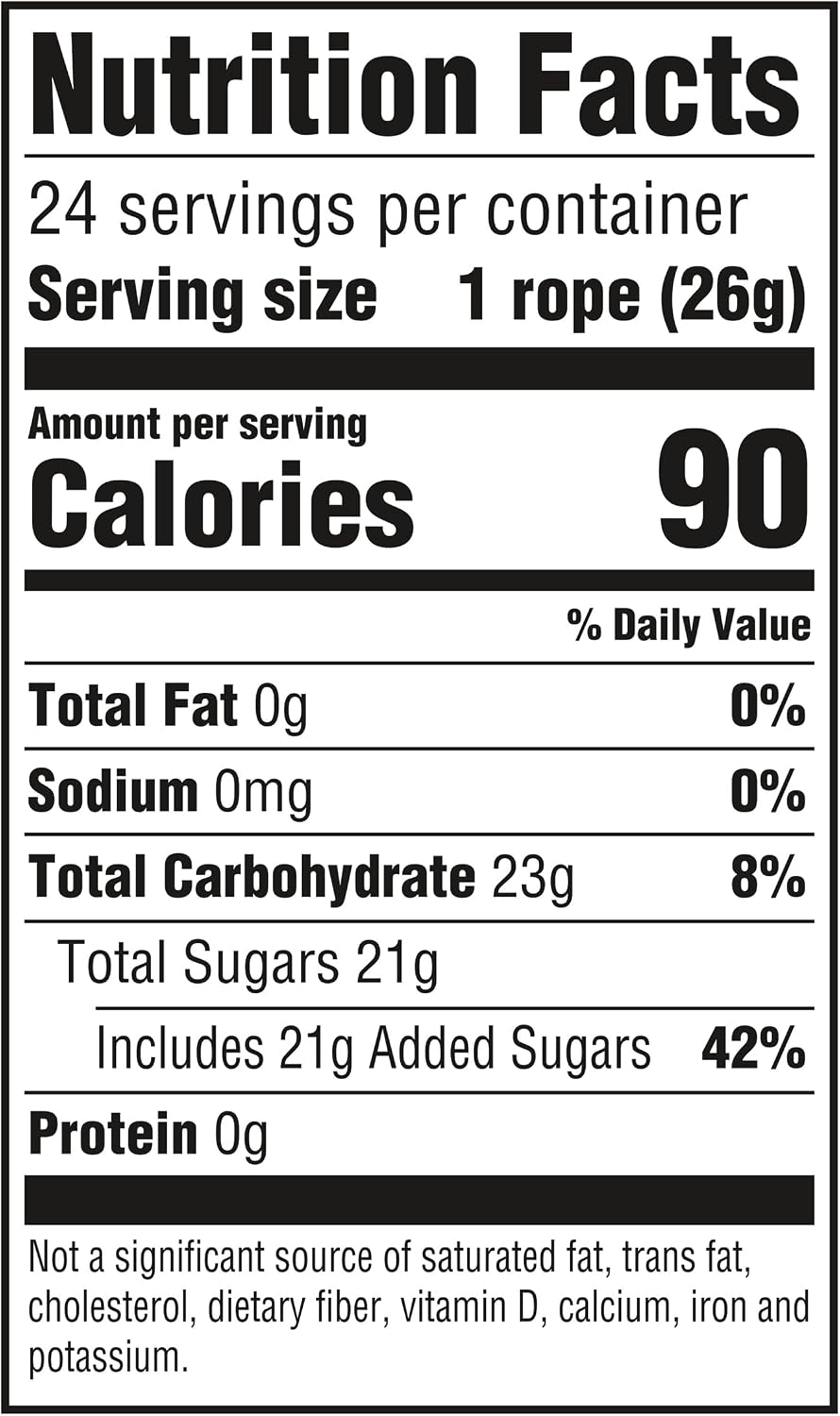 Nerds Muy Berry Caramelo de cuerda, 0.92 oz paquete (Paquete de 24)
