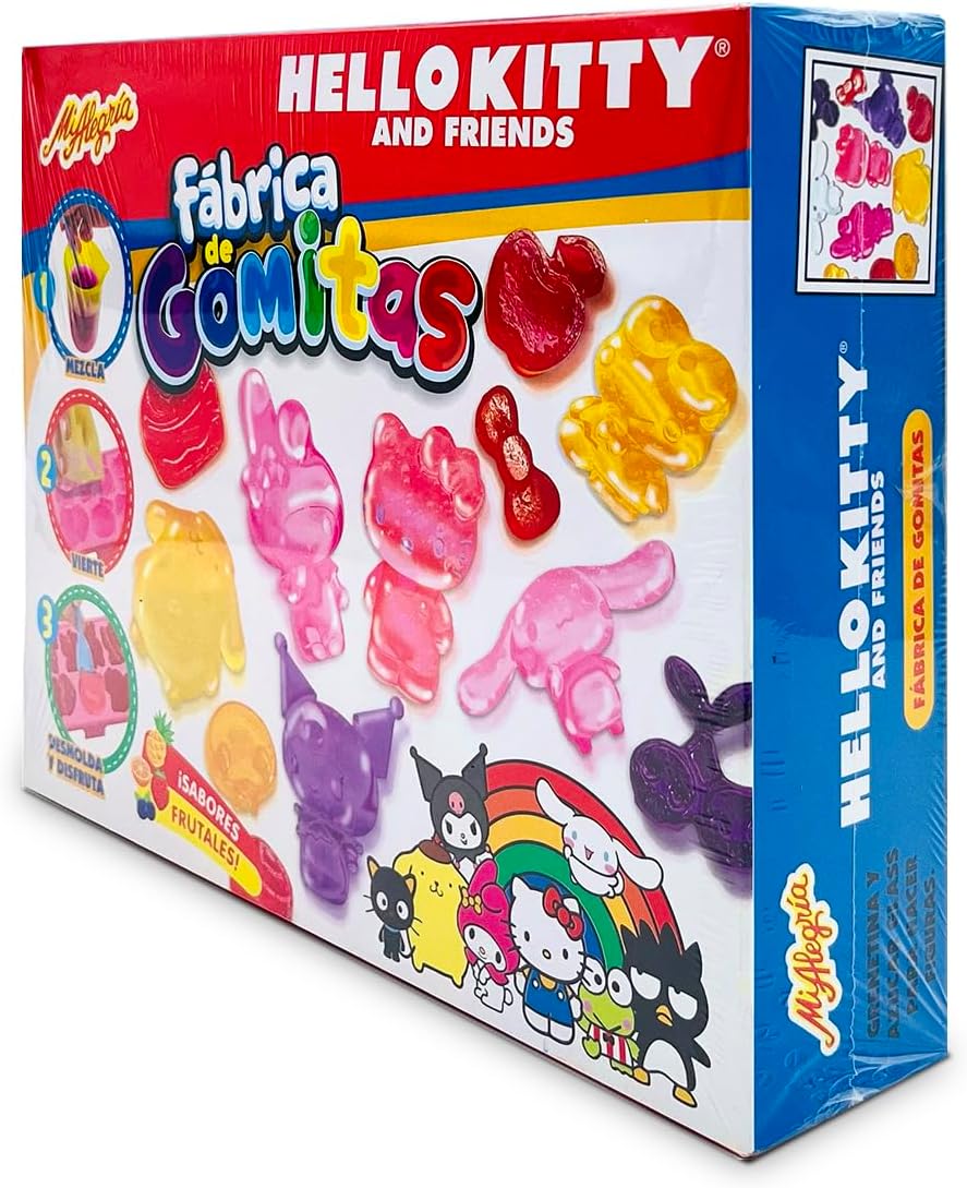 Ult Fabrica para Hacer Gomitas Premium con Forma de Hello Kitty y Sus Amigos