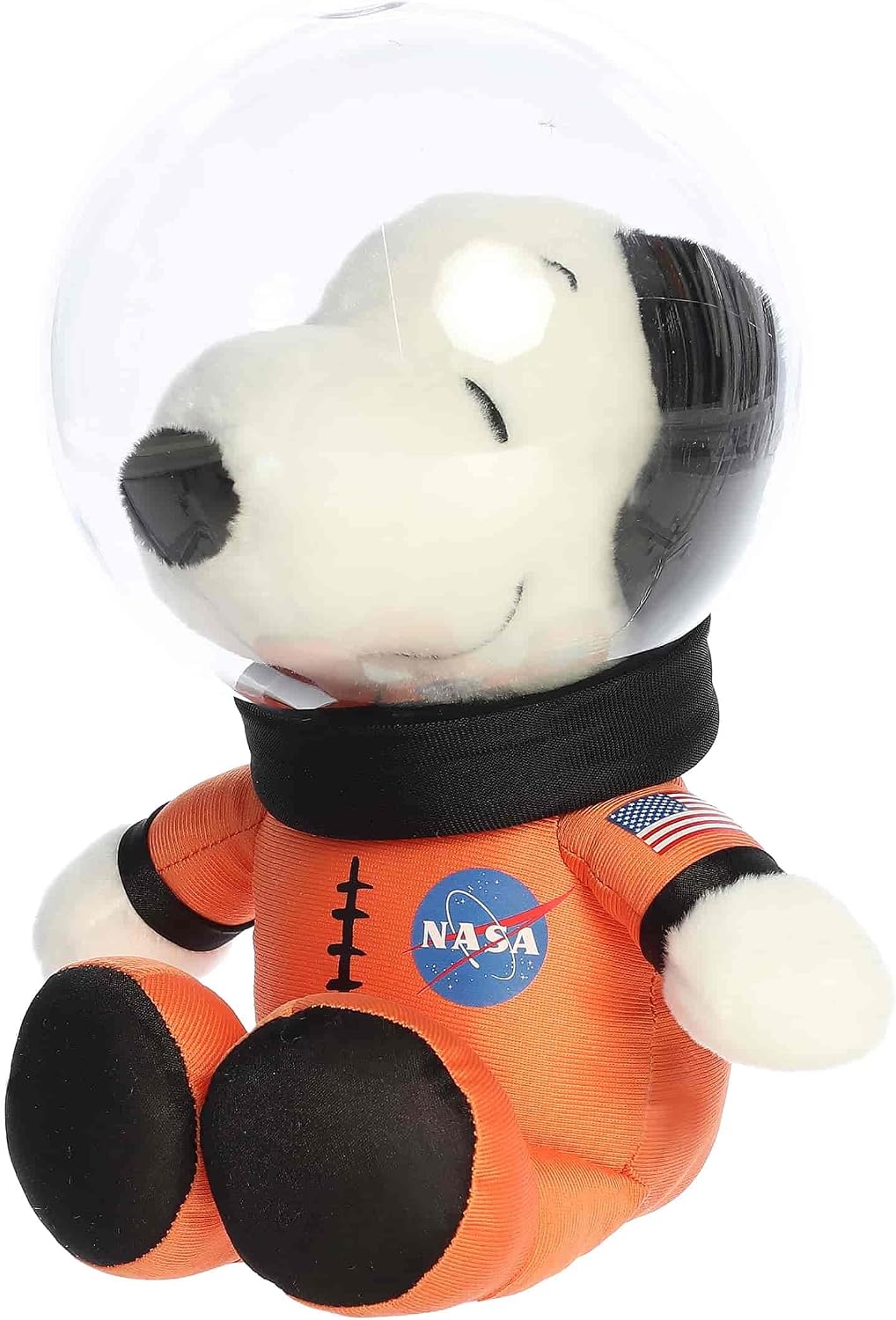 Aurora Peanuts - Disfraz de peluche con casco, color naranja de 10 pulgadas