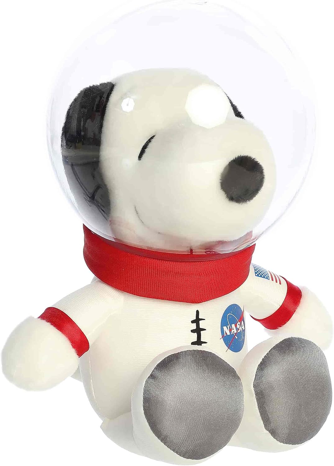 Aurora® Adorable Snoopy con traje espacial de Peanuts® con casco - Animal de peluche con licencia oficial para todos los fanáticos de Snoopy - Regalo nostálgico para adultos y celebraciones de
