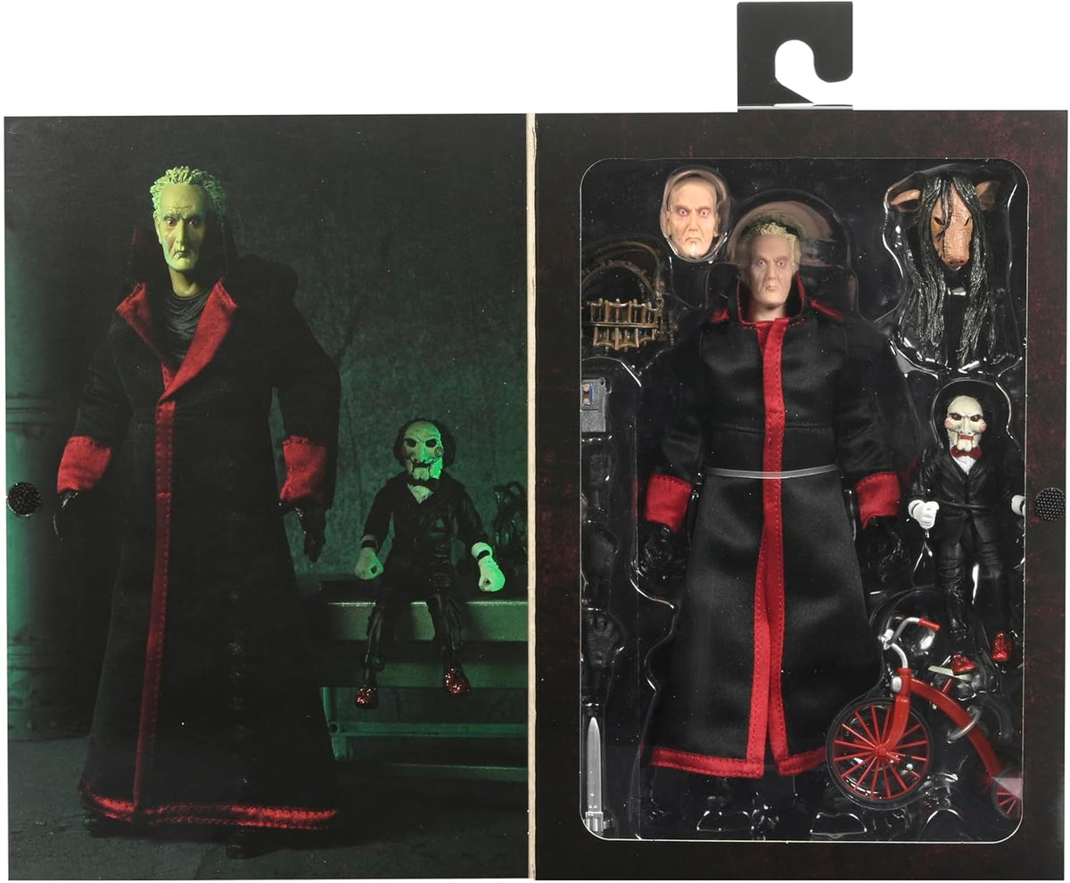 NECA Saw Ultimate Jigsaw Killer con Bata Negra 7 Pulgadas Figura de acción