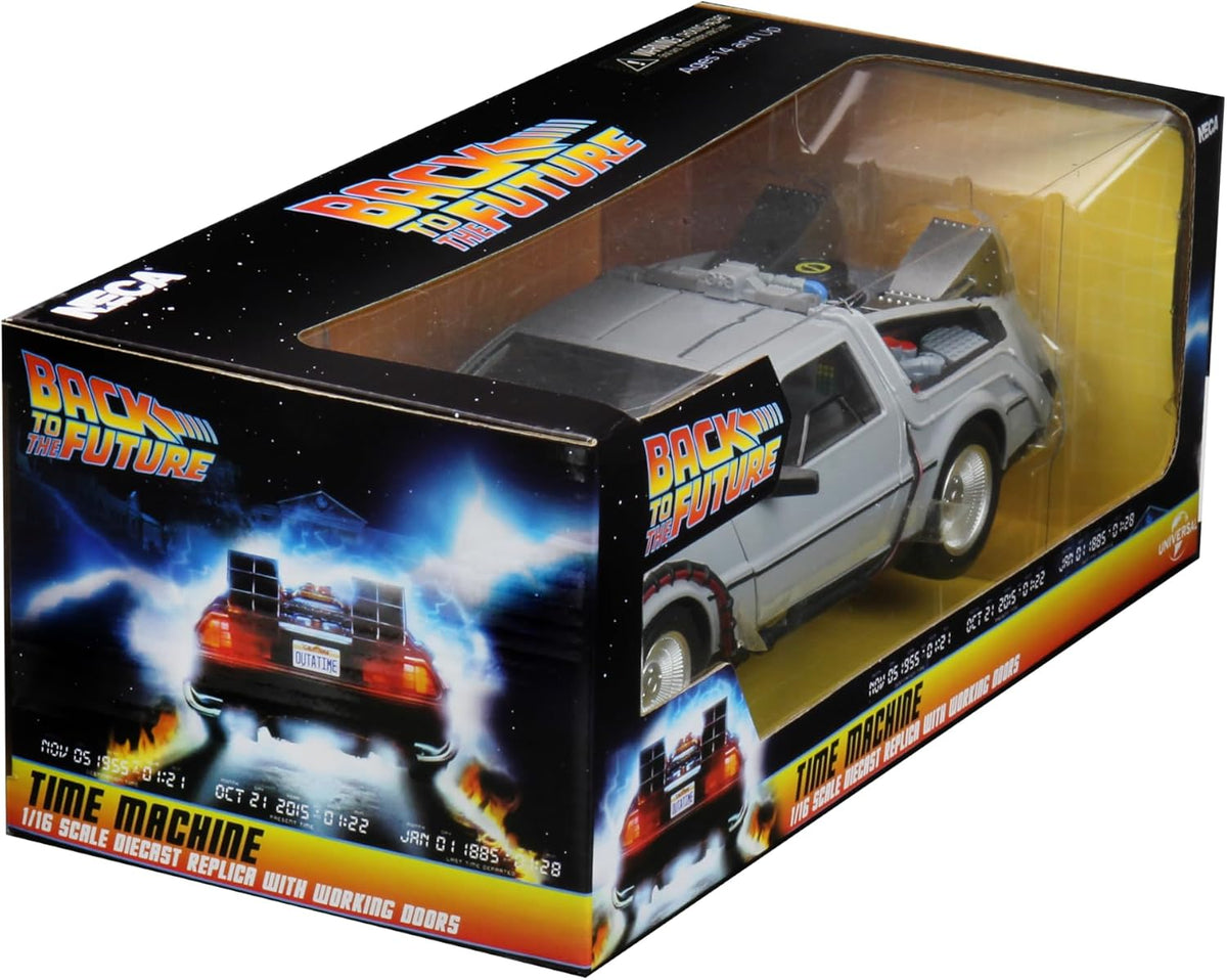 NECA Back to The Future - Máquina de Tiempo de 6 Pulgadas