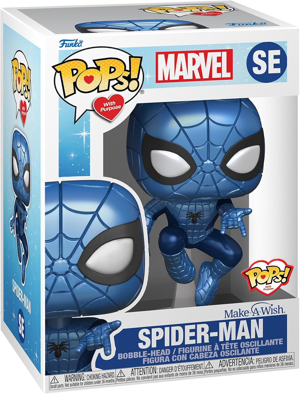 Funko Pop! Marvel: Make A Wish - Spider-Man (Metallic)