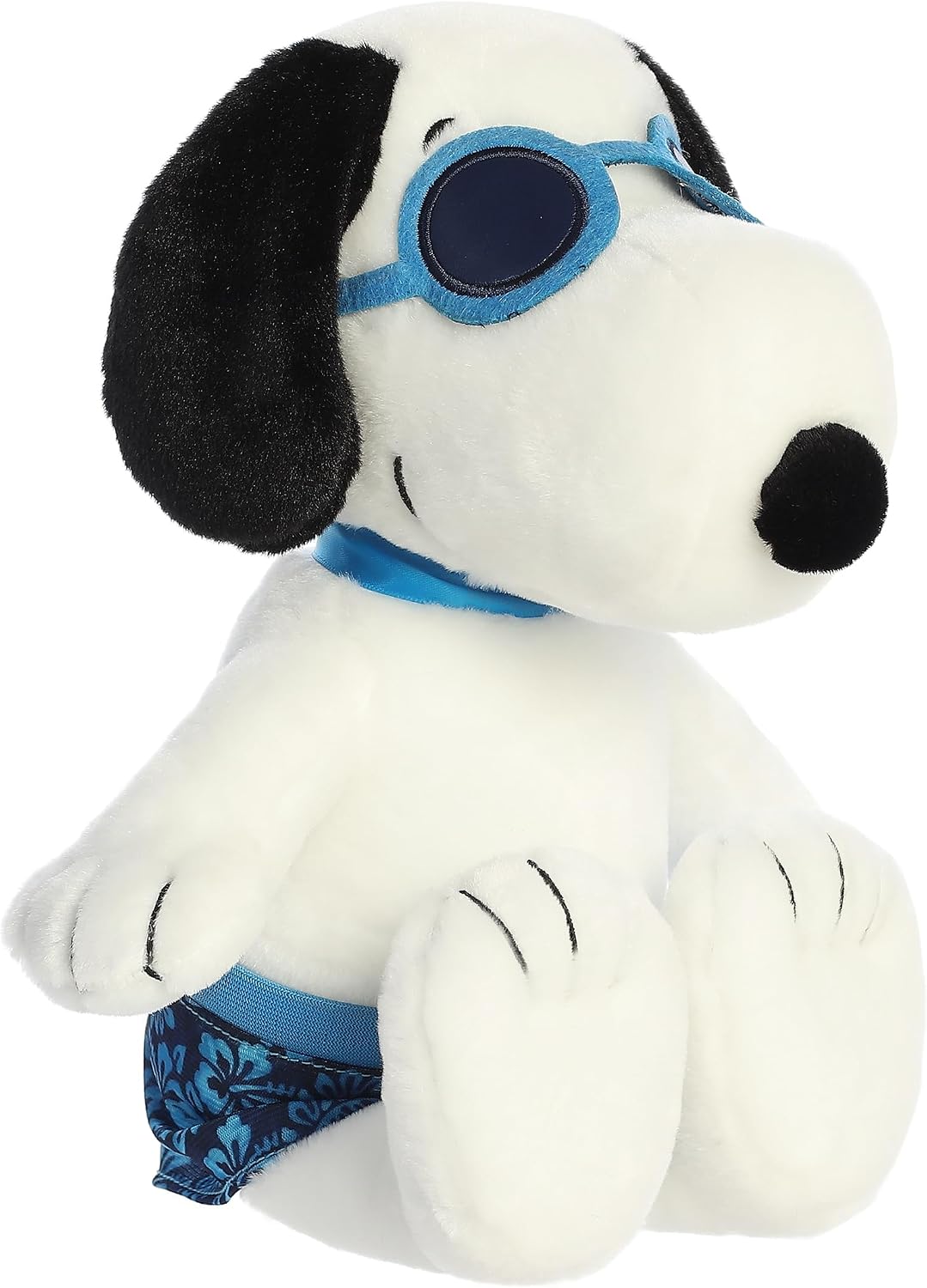 Aurora Adorable Peanuts Surfer Snoopy - Peluche con Licencia Oficial para Todos los fanáticos de Snoopy - Regalo nostálgico para Adultos y Celebraciones de cumpleaños, 13 Pulgadas