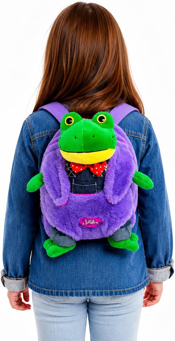 Ult Mochila porta rana de Peluche Transportadora del Peluche Rana Rhenne de Lara Mochila con Compartimiento Campos Pocket Buddy