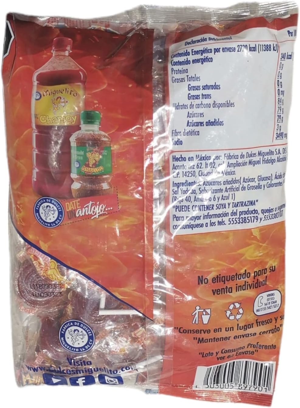 Miguelito Lollipop Raqueta Enchilada