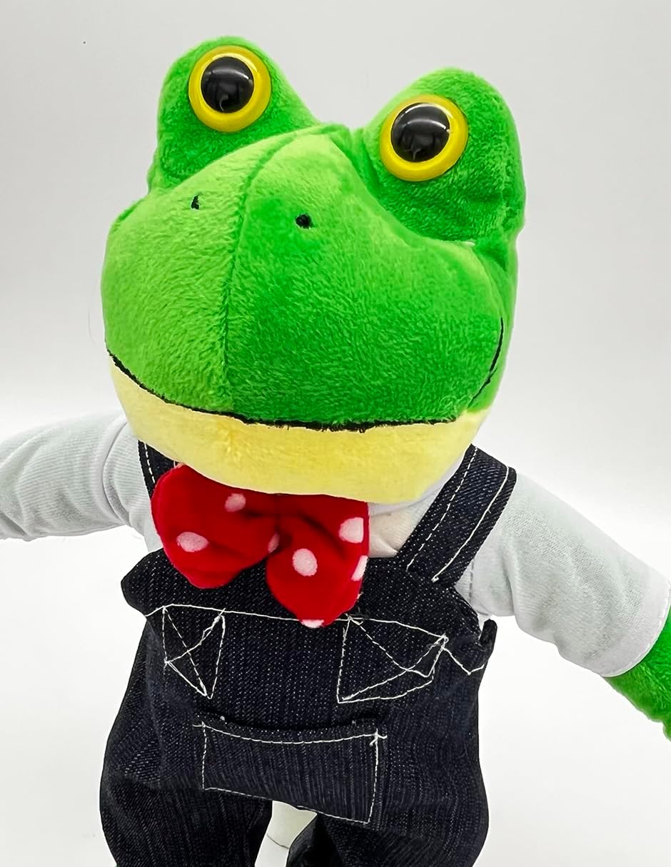 Ult Premium Peluche Rana Rhenne Rene Compañero de Juego y Siesta Materiales Suaves de Lujo, Regalo de Cumpleaños para Niños y Niñas, Ranita de Rio