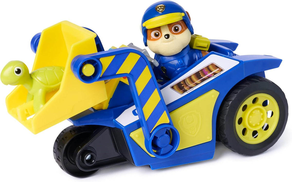 Paw Patrol: Search & Rescue, Excavadora de Rescate de Rubble con 2 Figuras, Coche de policía de Juguete con función de propulsión, Juguetes para niños y niñas a Partir de 3 años