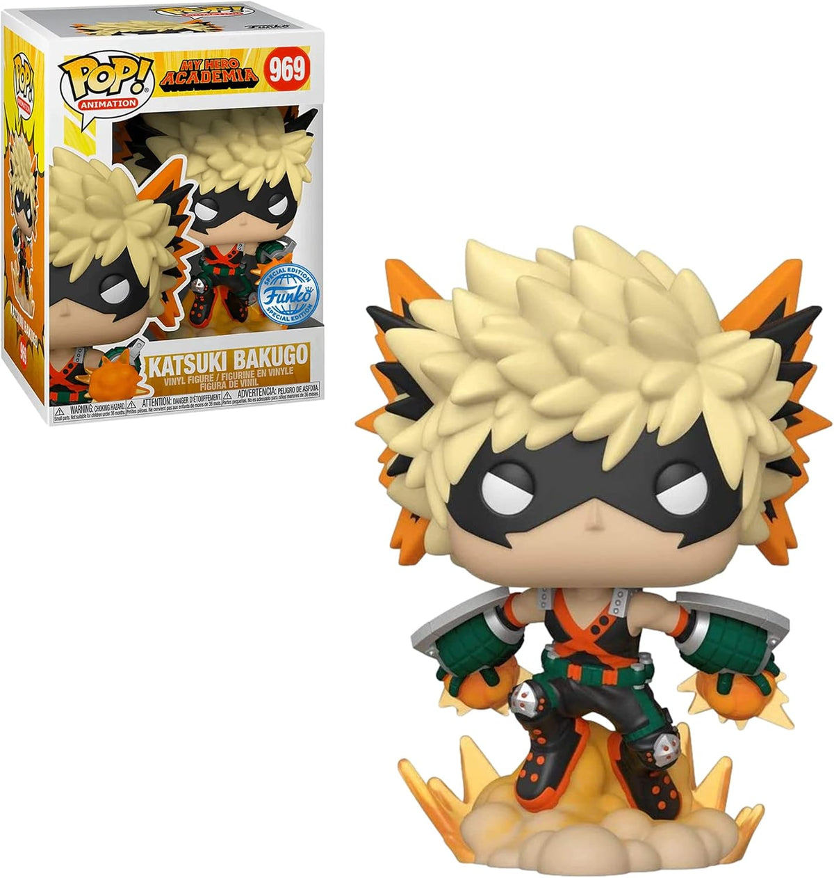 Funko Pop Katsuki Bakugo con Explosion Exclusivo Special Edition Animation: My Hero Academia
