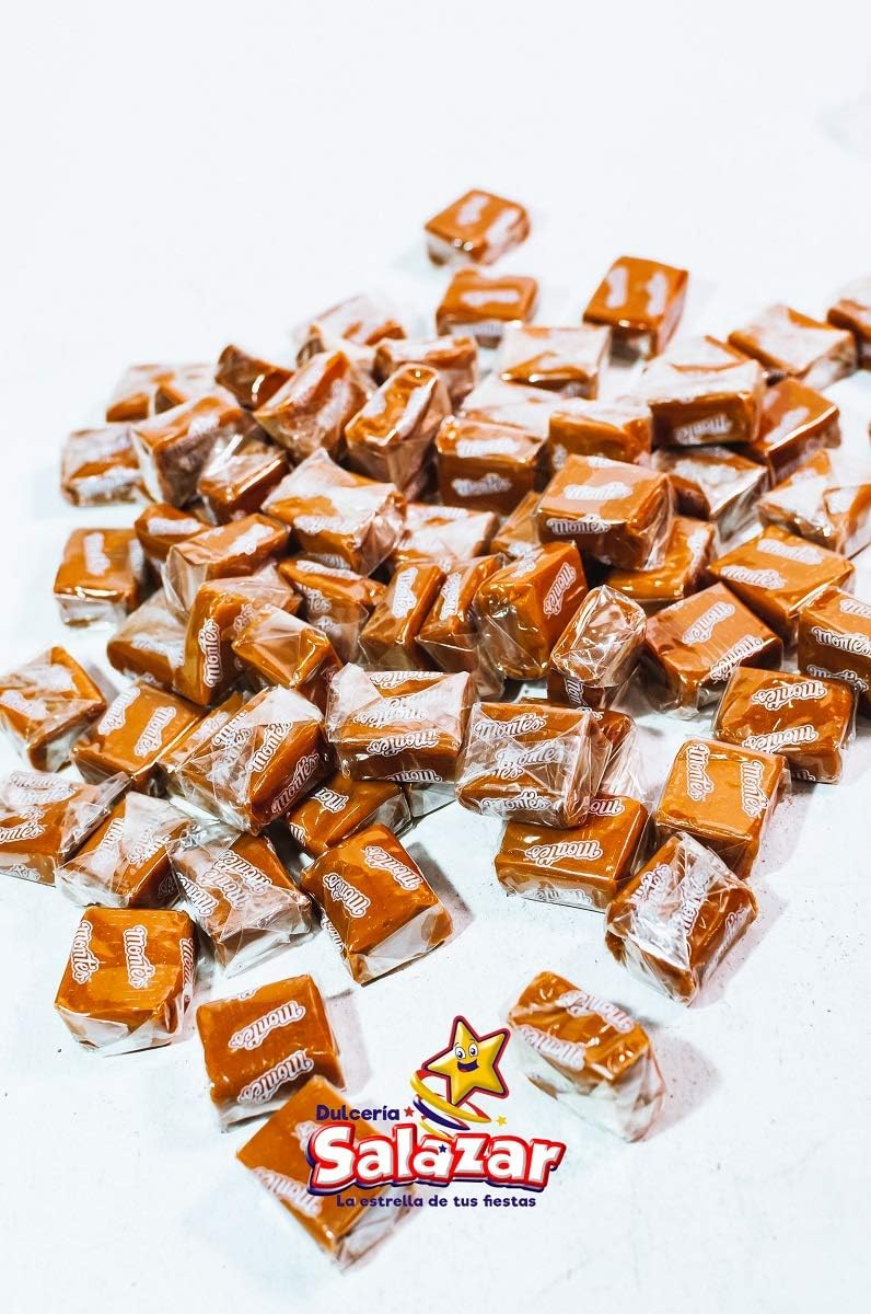 Montes Vanilla Caramel - Caramelo suave de leche sabor vainilla - 70 piezas - 500 g