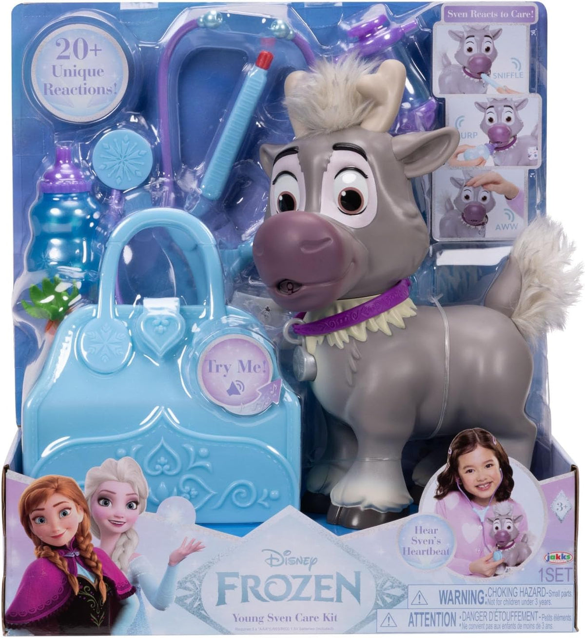 Jakks Pacific Set de Juego Frozen Kit Veterinario de Sven Bebé