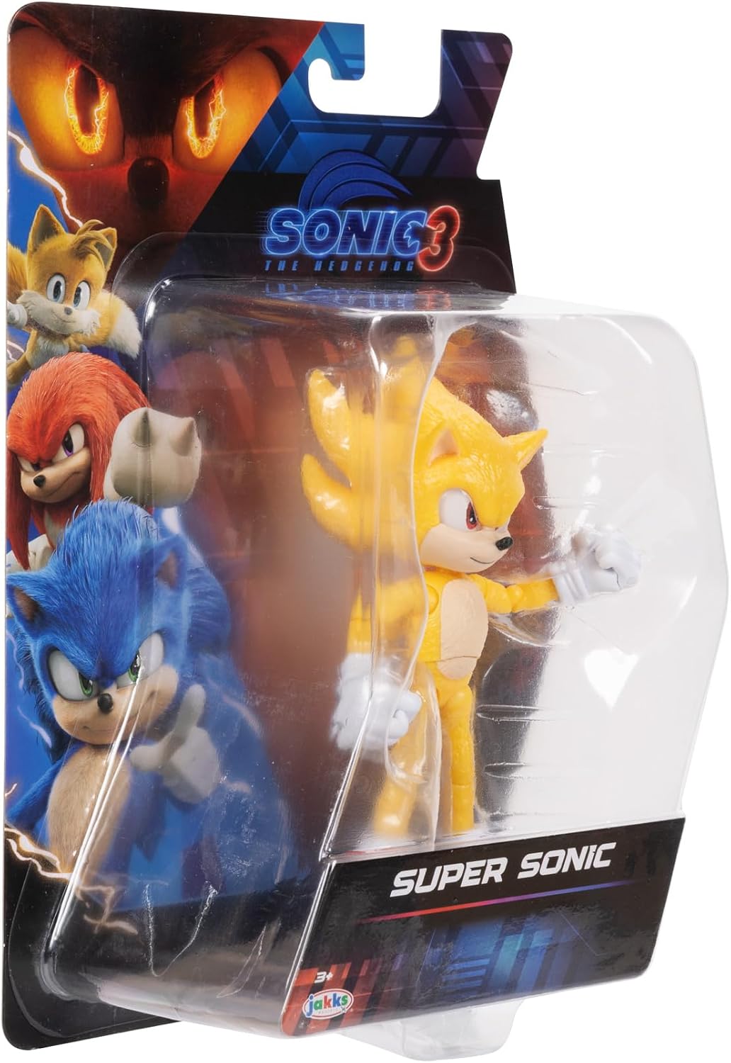 Sonic The Hedgehog Figura De Acción Super Sonic 5" 3 Películas