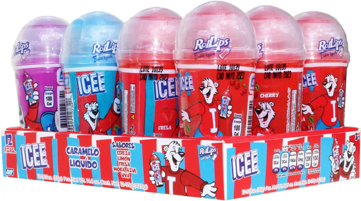 Bondy Fiesta Caramelo Liquido Rollips ICEE