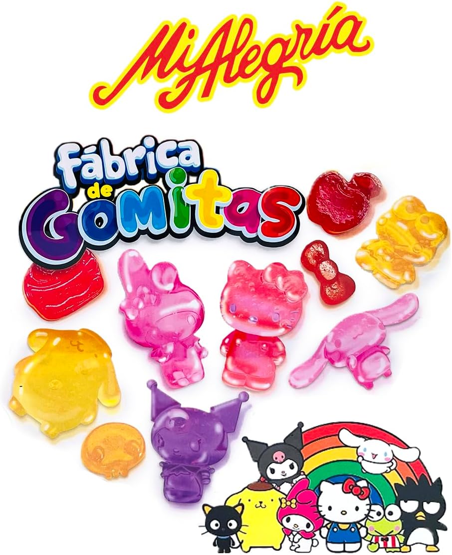 Ult Fabrica para Hacer Gomitas Premium con Forma de Hello Kitty y Sus Amigos