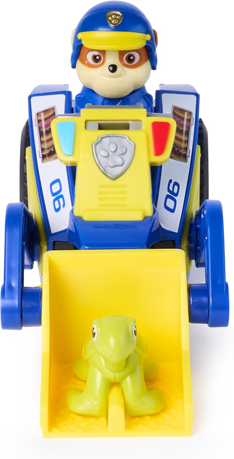 Paw Patrol: Search & Rescue, Excavadora de Rescate de Rubble con 2 Figuras, Coche de policía de Juguete con función de propulsión, Juguetes para niños y niñas a Partir de 3 años