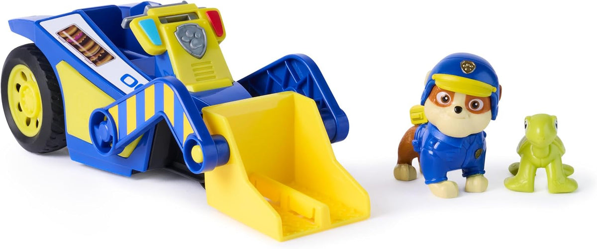 Paw Patrol: Search & Rescue, Excavadora de Rescate de Rubble con 2 Figuras, Coche de policía de Juguete con función de propulsión, Juguetes para niños y niñas a Partir de 3 años