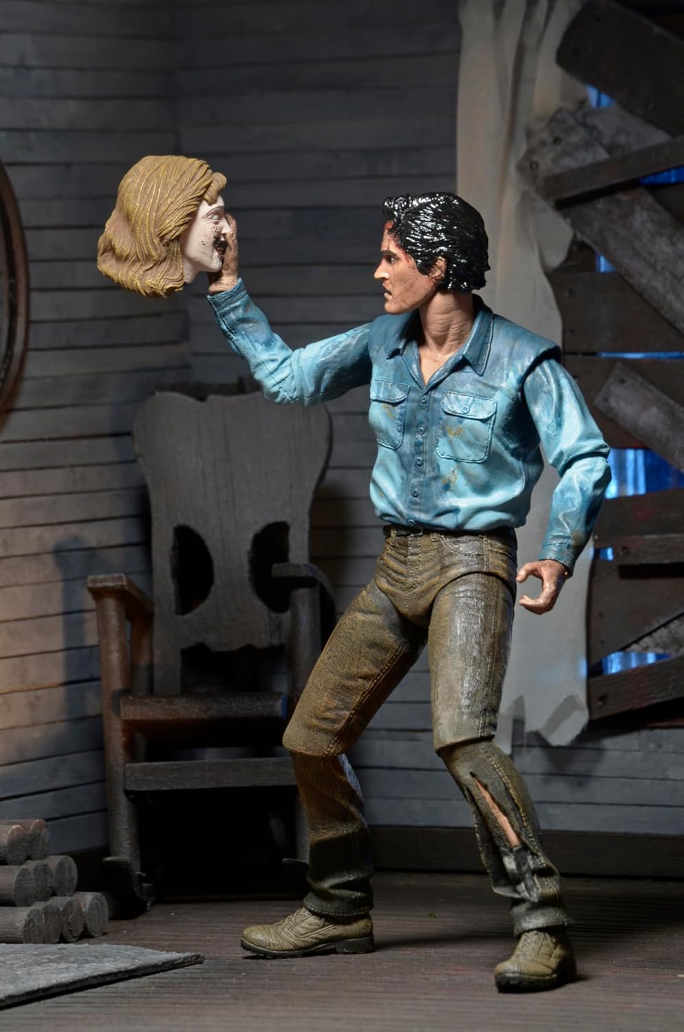 NECA Evil Dead 2 - Scale Action Figure, Ultimate Ash, 7"