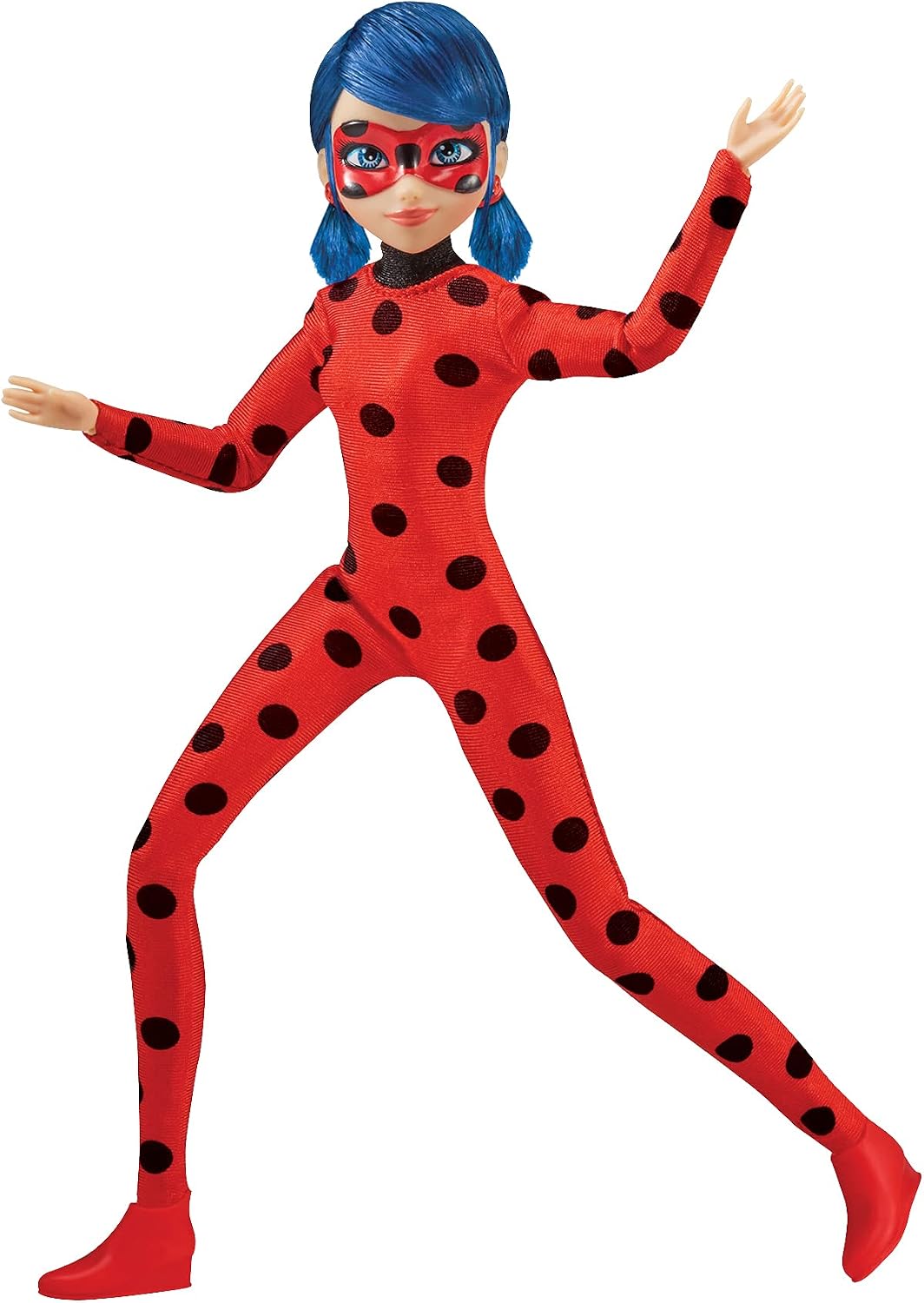 Miraculous Ladybug and Cat Noir Toys Muñeca de moda de catarina | Muñeca articulada de catarina de 26 cm con accesorios y milagrosa Kwami | Figura de catarina de superhéroe marinette | Gama de muñecas