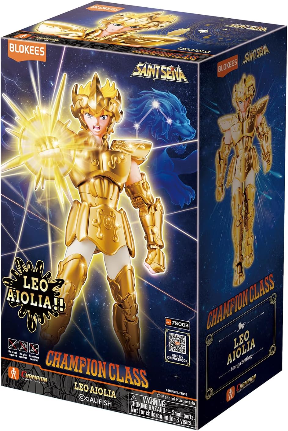Blokees Saint Seiya Champion Class: Leo Aiolia Manga Setting 75003