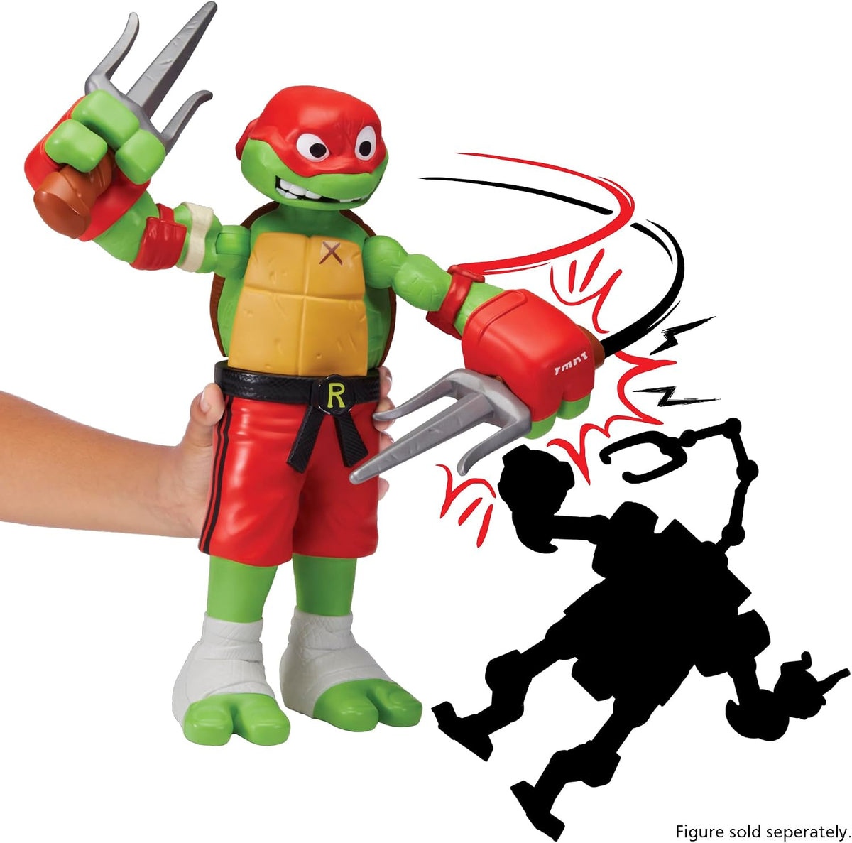 Tales of Teenage Mutant Ninja Turtles: Giant Roll N Punch Raphael Figura de Playmates Toys