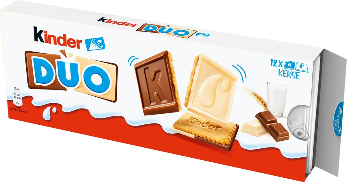 Barra de Chcolate con Galleta Duo Kinder 150 Grs