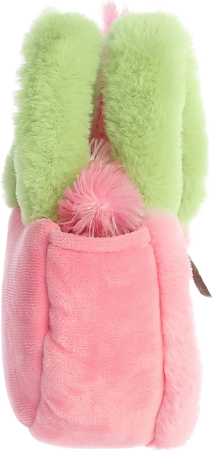 Aurora® Fashion Fancy Pals™ Apple Pony™ Peluche - Compañeros sobre la Marcha - Accesorios Elegantes - Blanco 8 Pulgadas