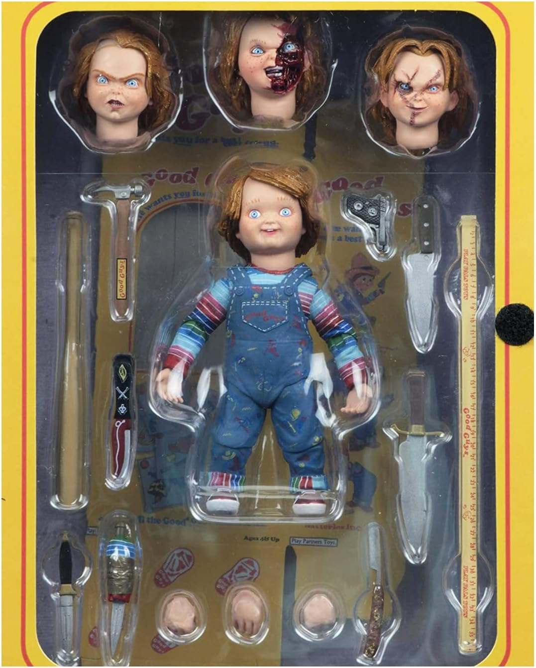 NECA - Figura de acción para niños Ultimate Chucky, figuras de 10 cm