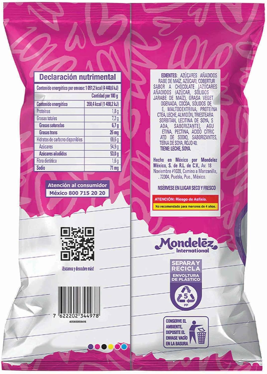 Mini Bubulubu Pink 15 piezas de 20 gr
