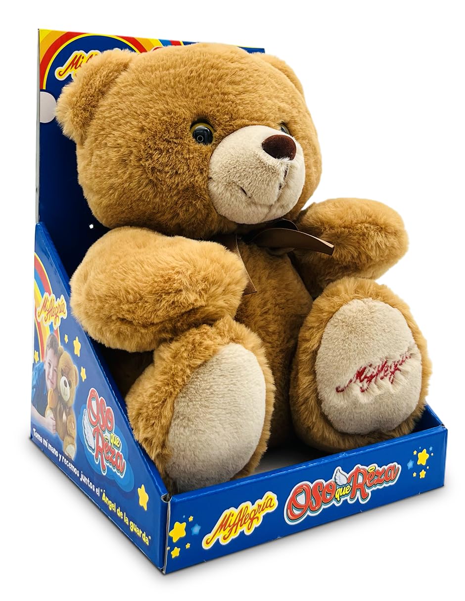 Ult Peluche Oso Que Reza Premium Reza Padre Nuestro y el Angel de mi Guarda - imagen 2