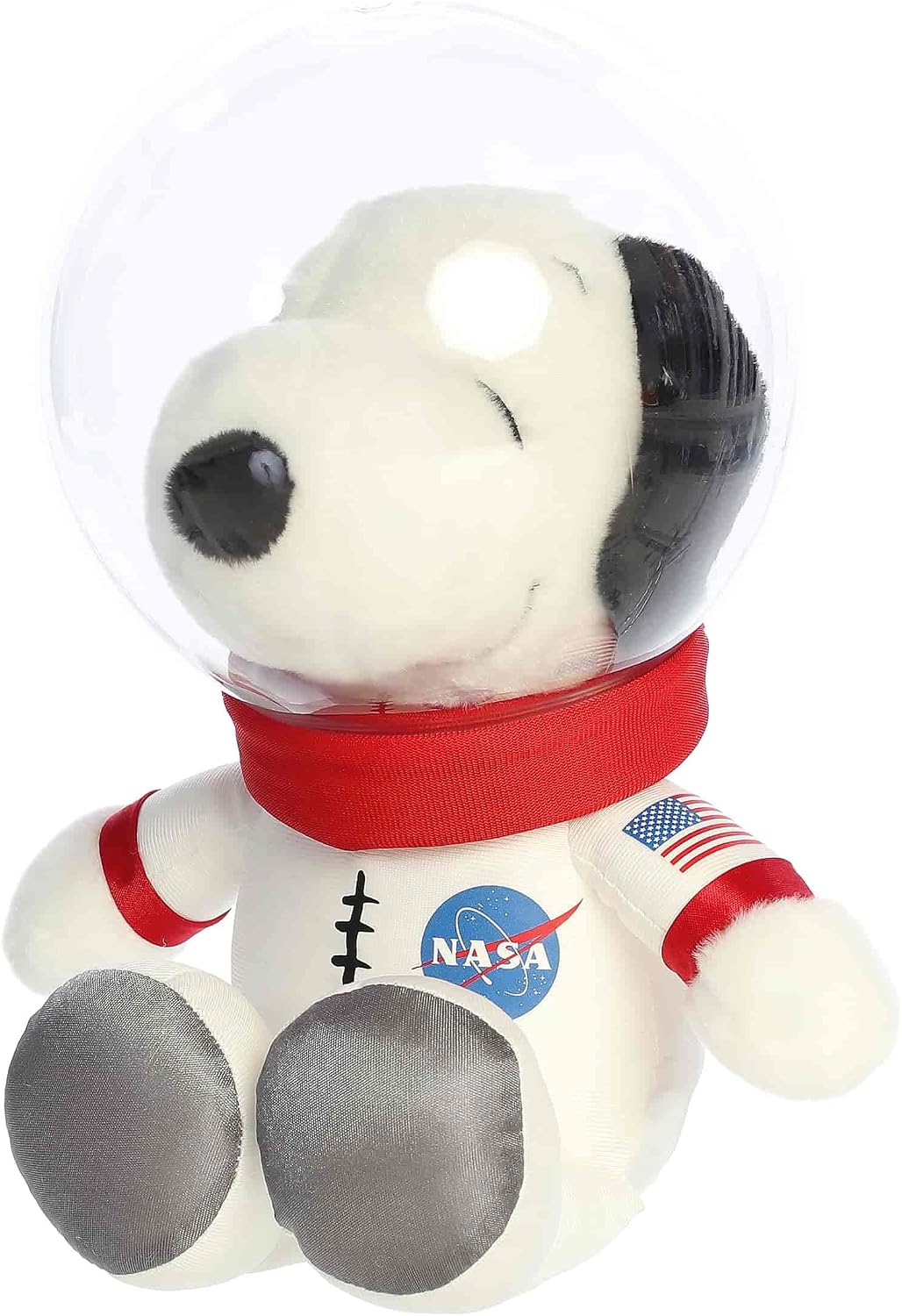 Aurora® Adorable Snoopy con traje espacial de Peanuts® con casco - Animal de peluche con licencia oficial para todos los fanáticos de Snoopy - Regalo nostálgico para adultos y celebraciones de