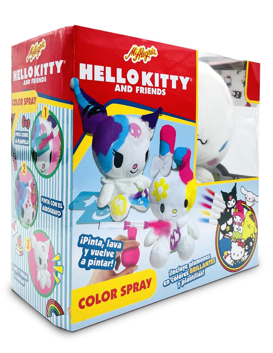 Ult Peluche Premium Cinnamoroll para Pintar Color Spray Hello Kitty y Amigos - imagen 2
