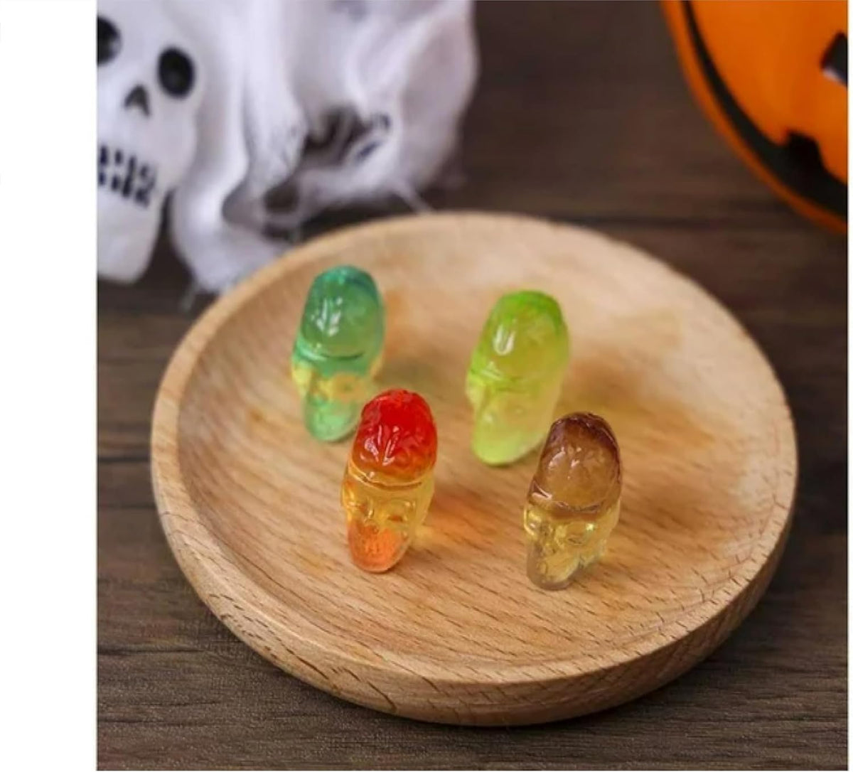 Amos Gomitas 4D con Forma de Calavera, Dulces de Halloween, 240g
