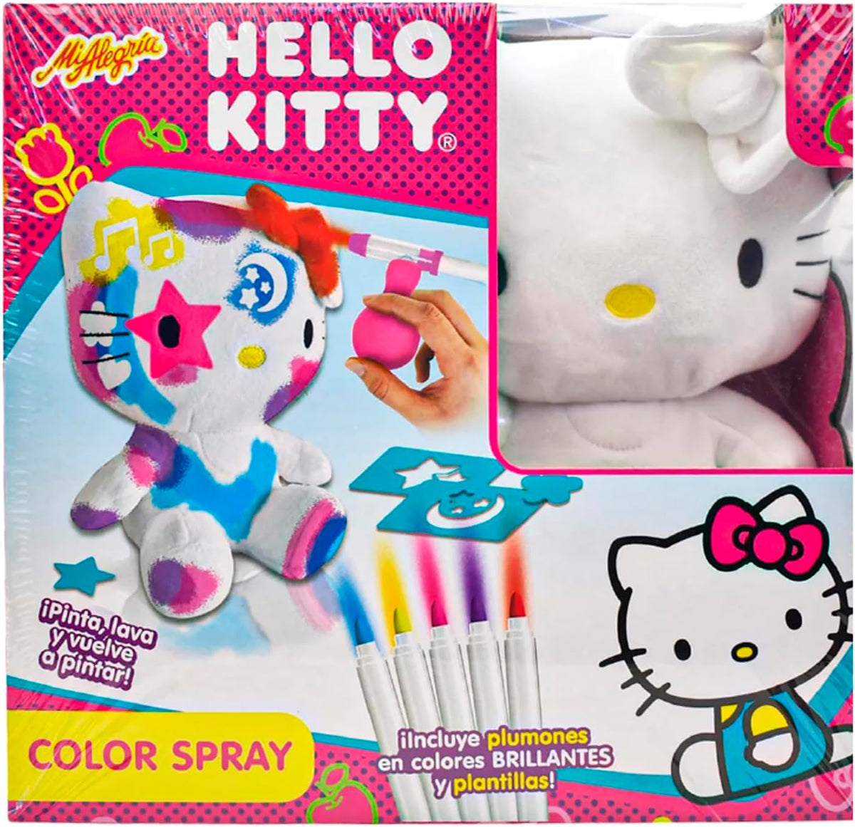 Mi Alegria Mini Color Spray Figura Tie Dye San Rio, Multicolor