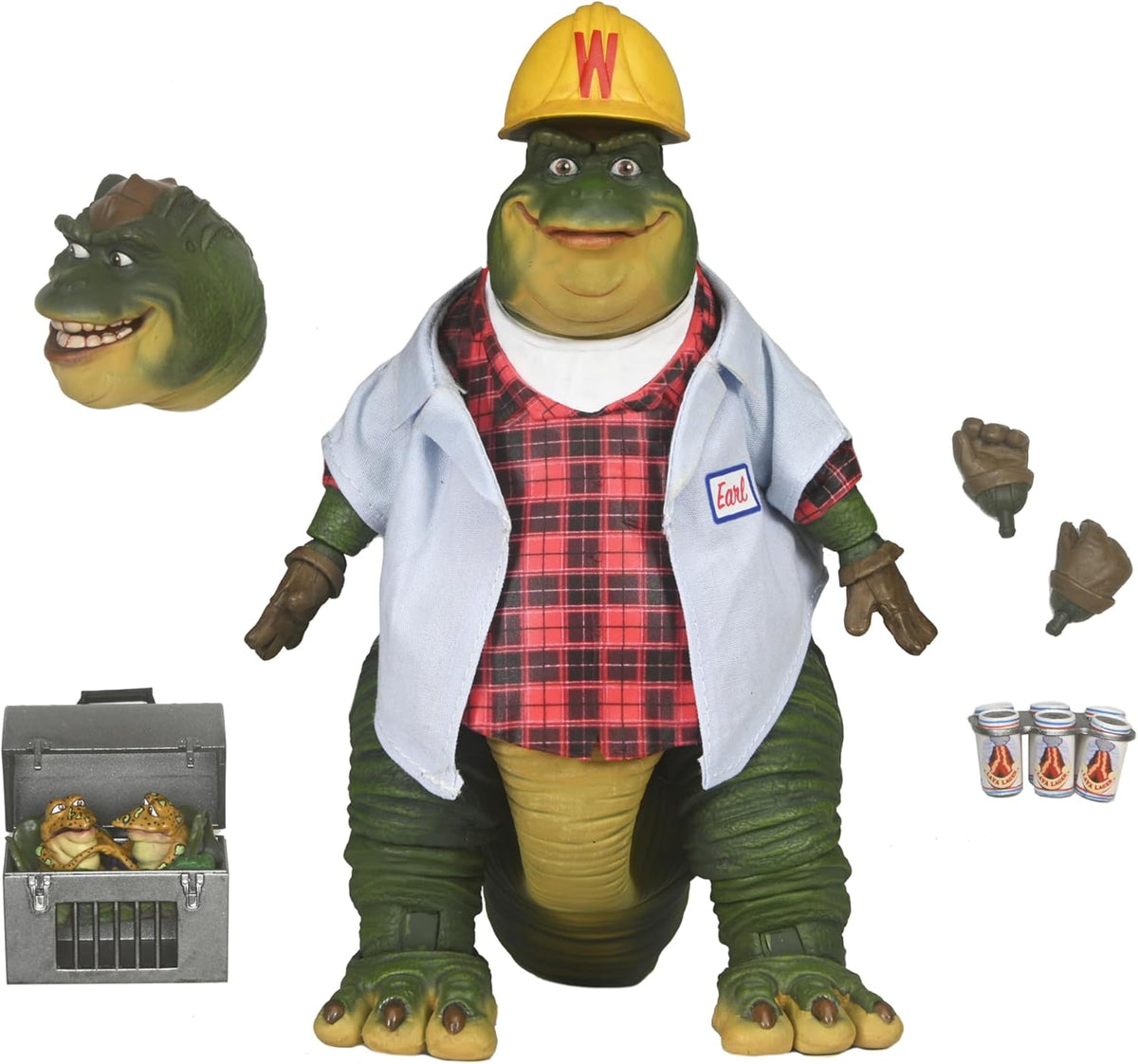 NECA Ultimate Earl Sinclair wesayso Ver. Scale Action Fig. 18 cm Dinosaurs