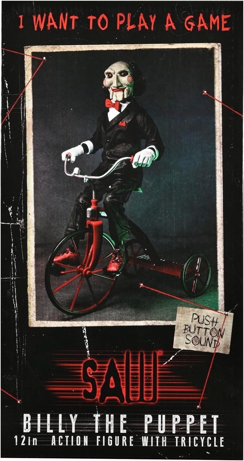 NECA 12" Action Figure con Triciclo Saw