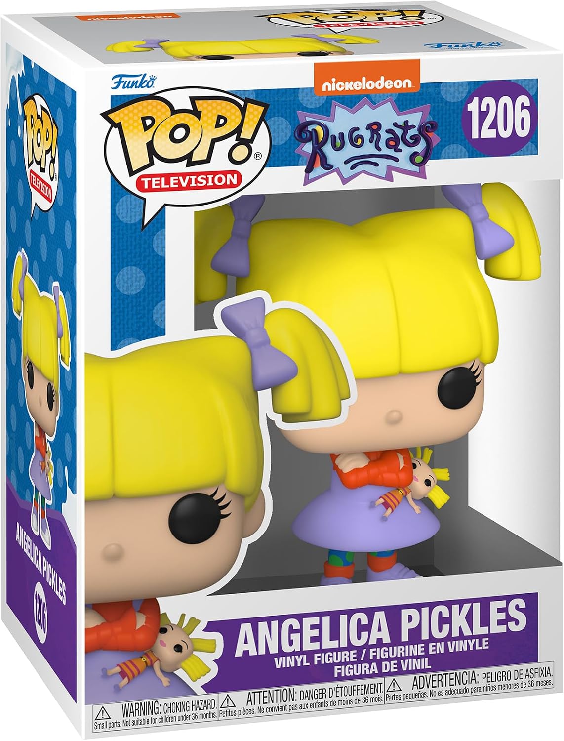 Funko Pop! Television: Rugrats - Angelica Pickles- Figura de Vinilo Coleccionable - Idea de Regalo - Mercancia Oficial - Juguetes para Niños y Adultos - TV Fans - Muñeco para Coleccionistas