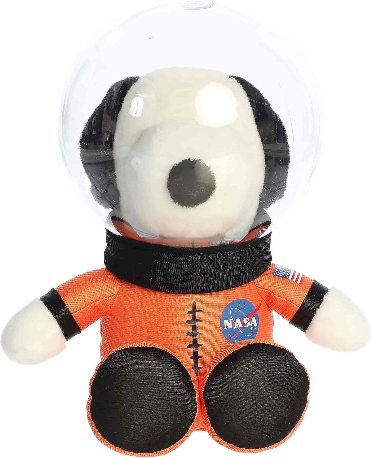 Aurora Peanuts - Disfraz de peluche con casco, color naranja de 10 pulgadas