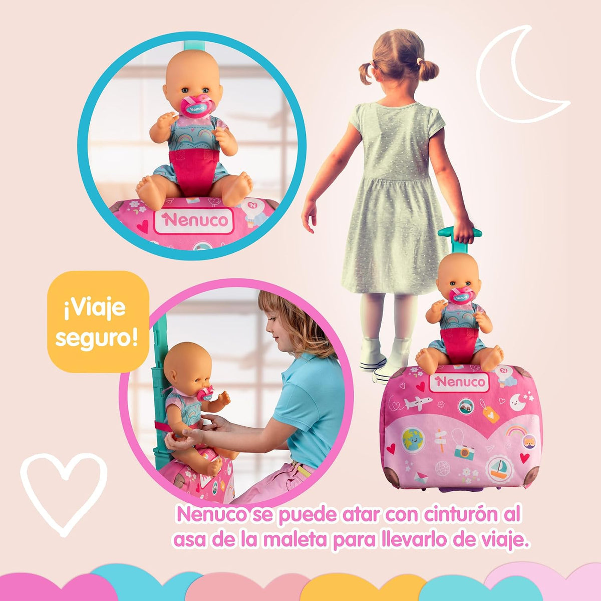 Nenuco Viaja Conmigo, Nenuco, TOY_FIGURE, Plástico, 1 Unidades, Famosa