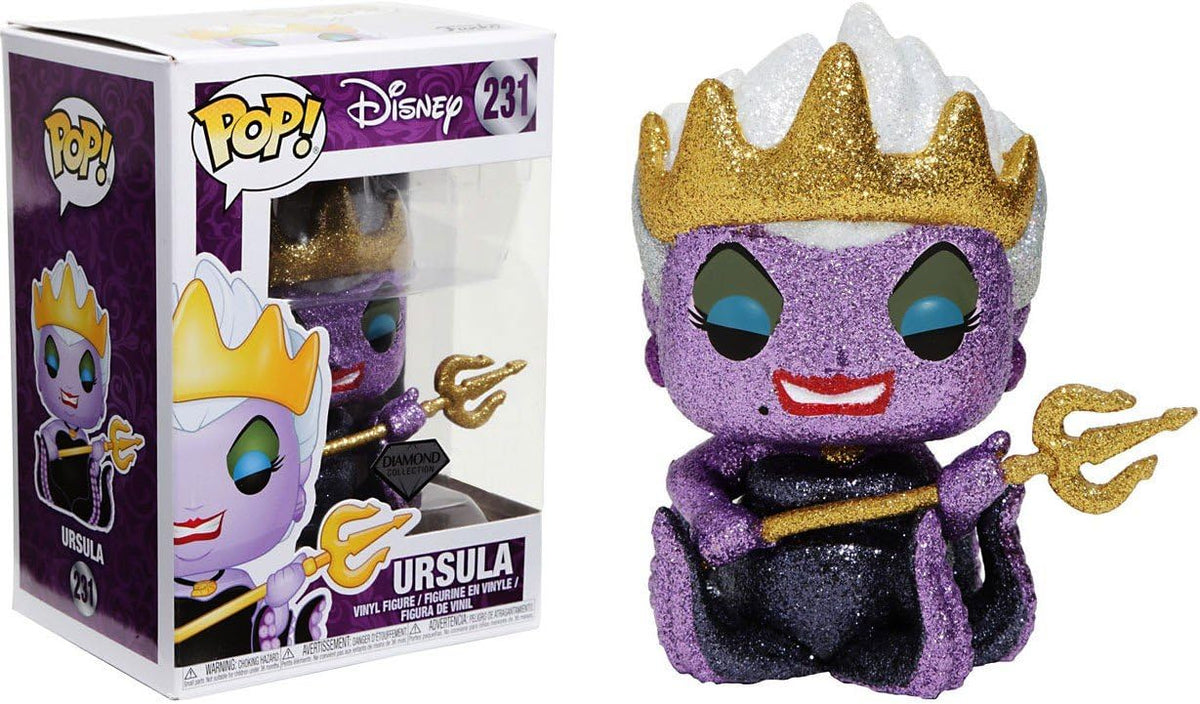 Funko Disney Villains Ursula - Figura Pop Exclusiva con Purpurina