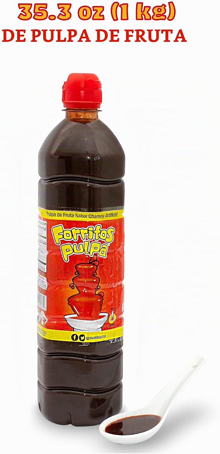 Zumba Pica Forritos Pulpa botella grande de 1 kg