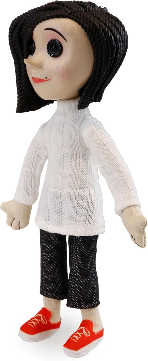 NECA Coraline - Muñeca de Ojos con botón para Otra Madre
