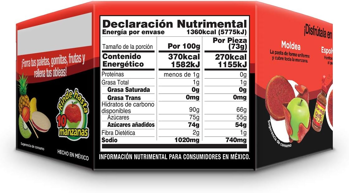 Forritos Cubre Manzanas 5 piezas Zumba Pica (Chamoy)