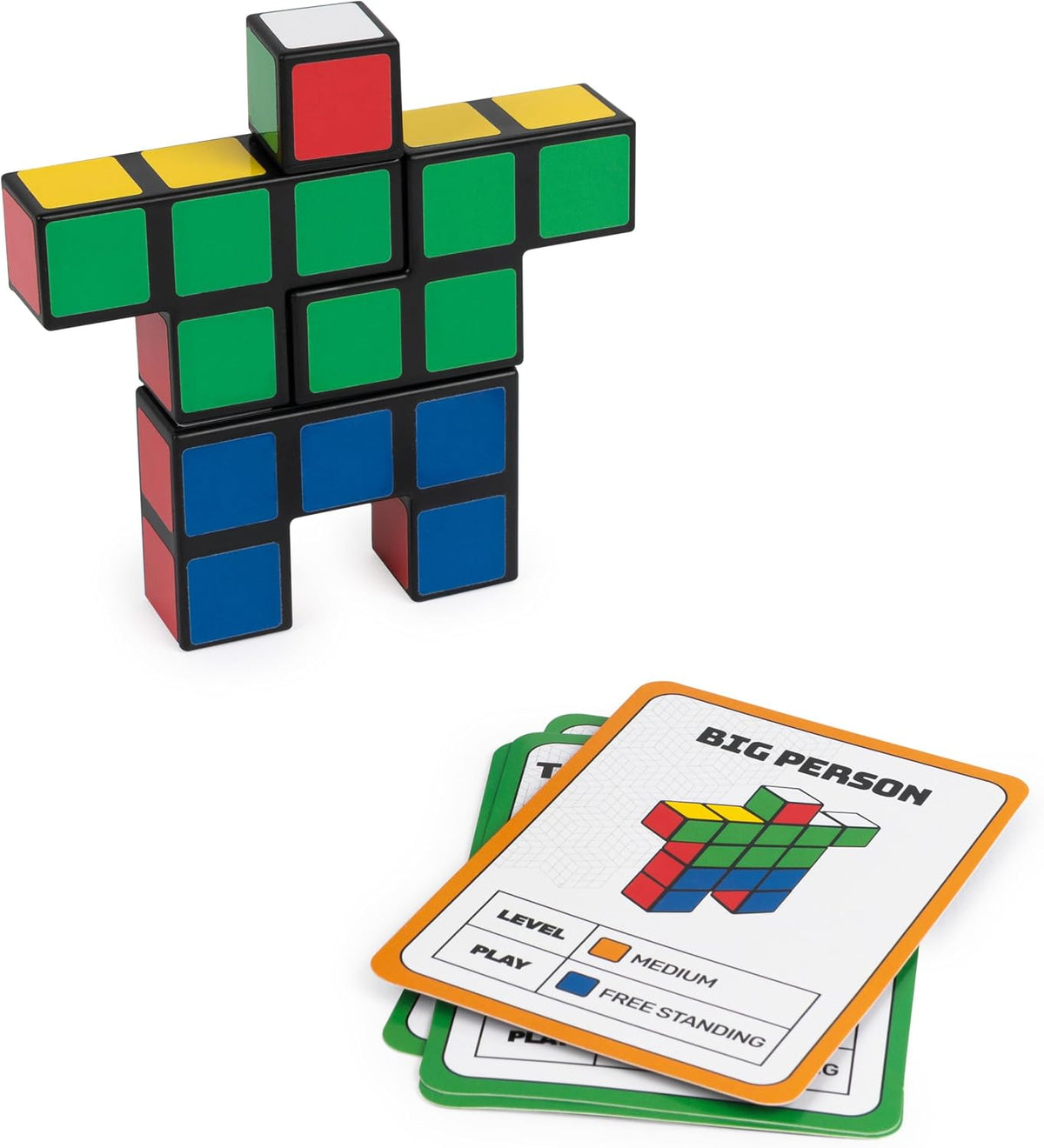 Rubik's Cube It Rompecabezas en Forma de Cubo 3D para 2 Jugadores Juego de Mesa de secuencias para aliviar el estrés para Jugar en casa o de Viaje un Regalo idóneo para niños y Adultos a Partir de 7