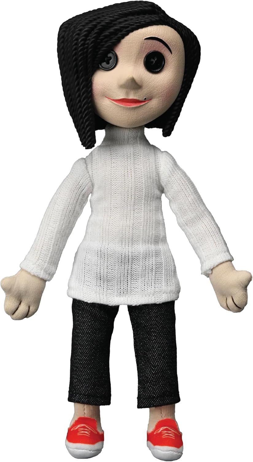 NECA Coraline - Muñeca de Ojos con botón para Otra Madre