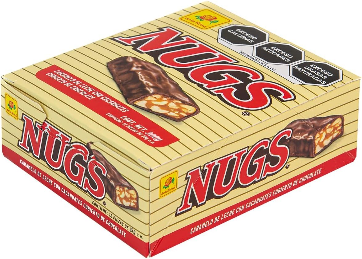 De la Rosa Chocolate Nugs Cajeta con Cacahuate